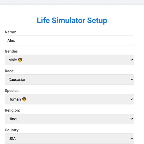 Life Simulator