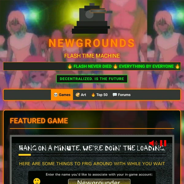 NEWGROUNDS FLASH TIME