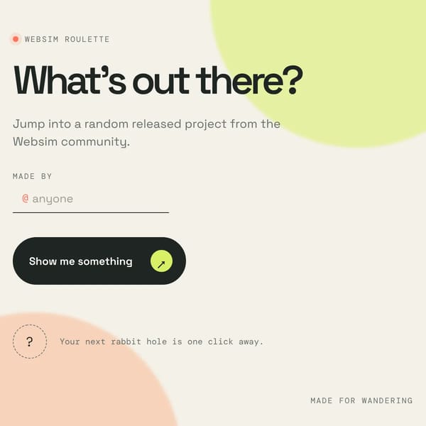 Random Websim