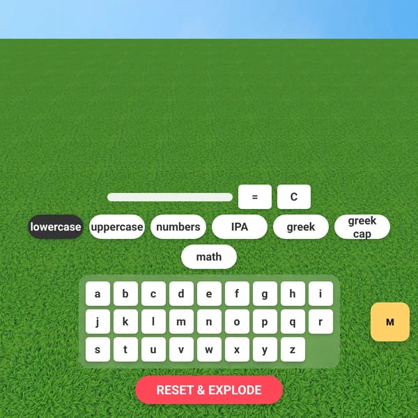 3D Alphabet Drop Nostalgia