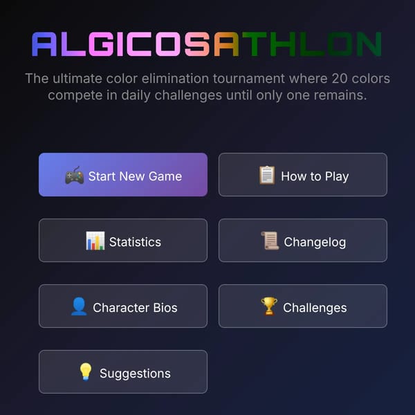 Algicosathlon Simulator