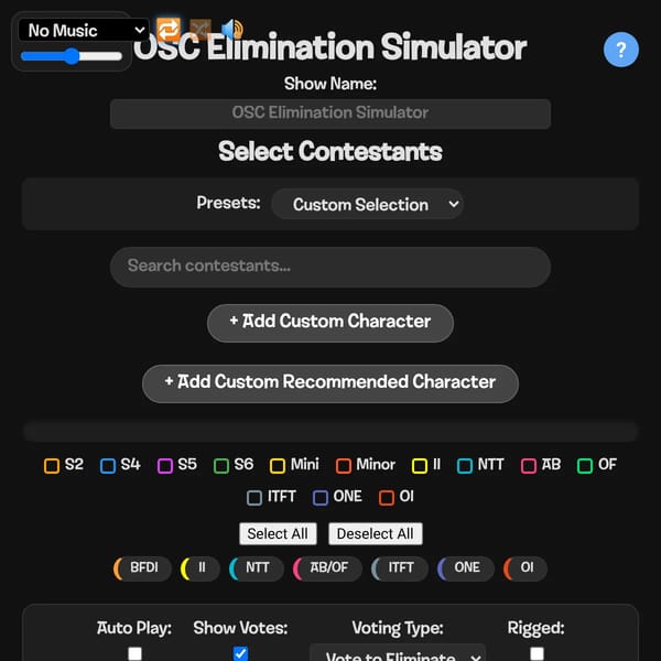 OSC Elimination Simulator