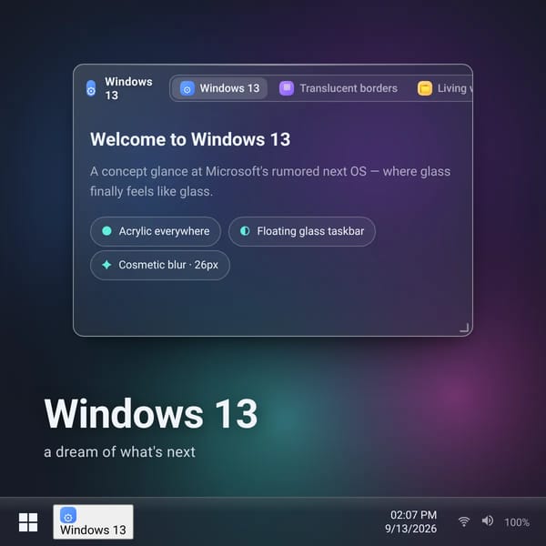 Windows 13