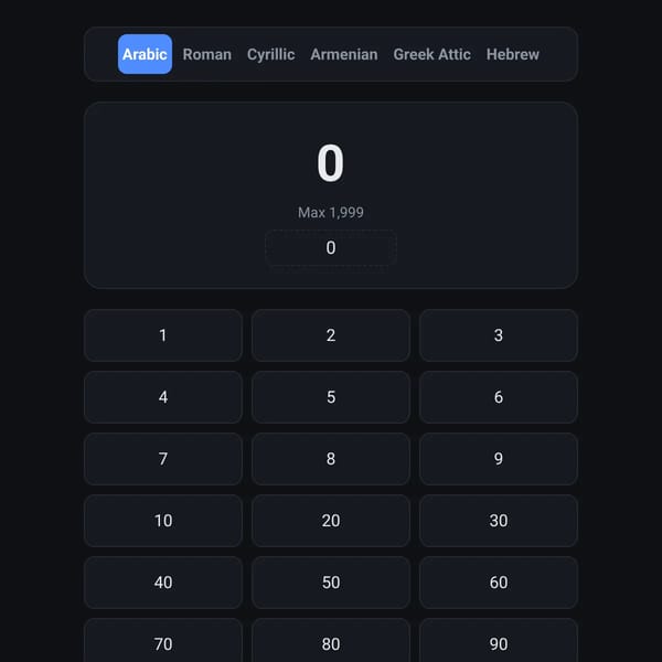 Universal Number Converter Remastered