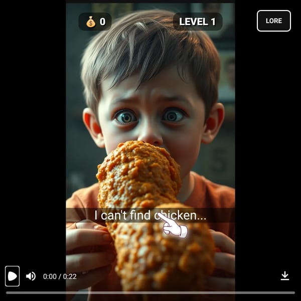 BOY EATING CHICKEN 2 ALPHA 2