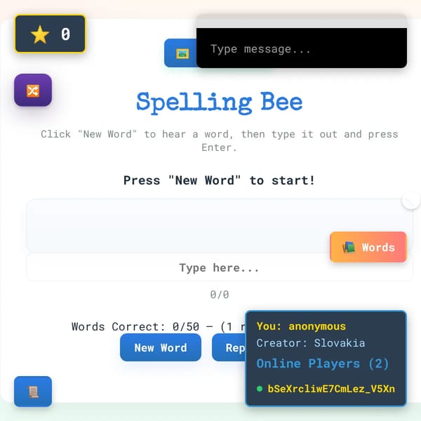 Nyx's Spelling Bee