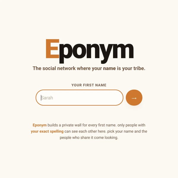 Eponym