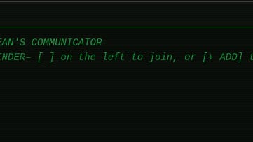 Jean's Communicator
