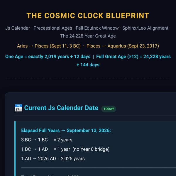 Cosmic Clock