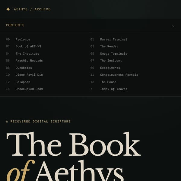 Book of Aethys