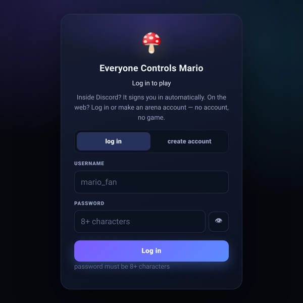 🍄 mario arena — websim
