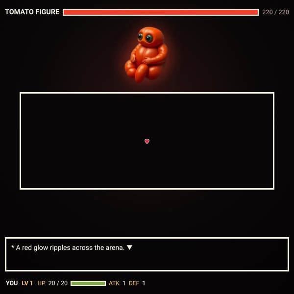Fight 1: TOMATO FIGURE