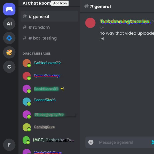 Infinite Discord Chat