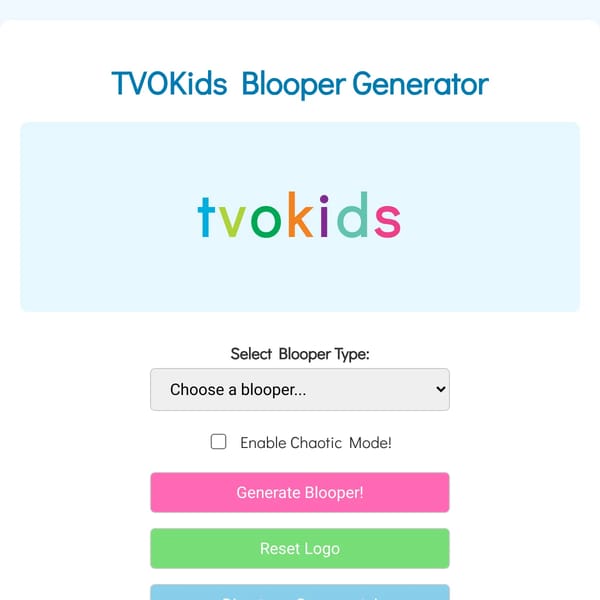 TVOKids Logo Blooper