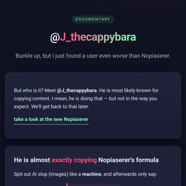 Nopiaserer 2.0?!?! (J_thecappybara)