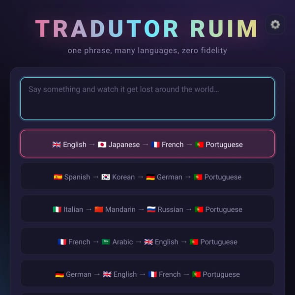 Tradutor Ruim
