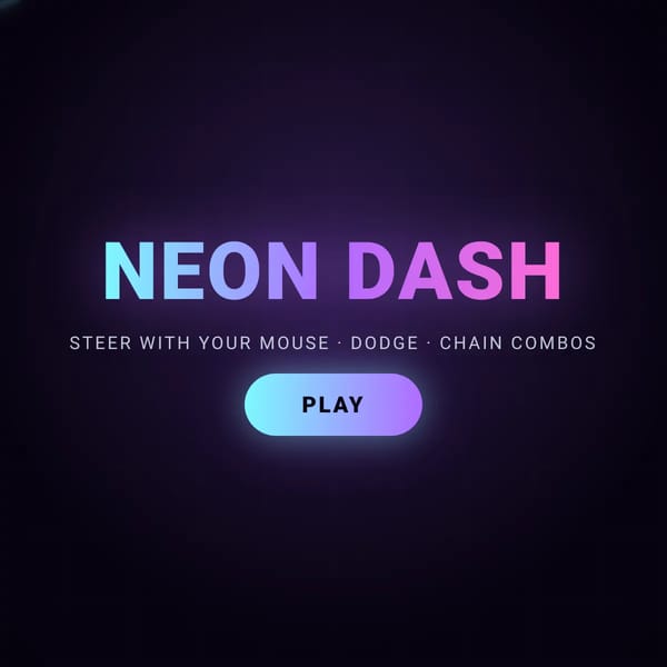 Neon Dash