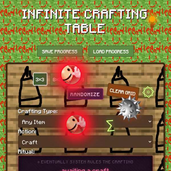 CRAFTING TABLE PRAISE LORD PENCIL