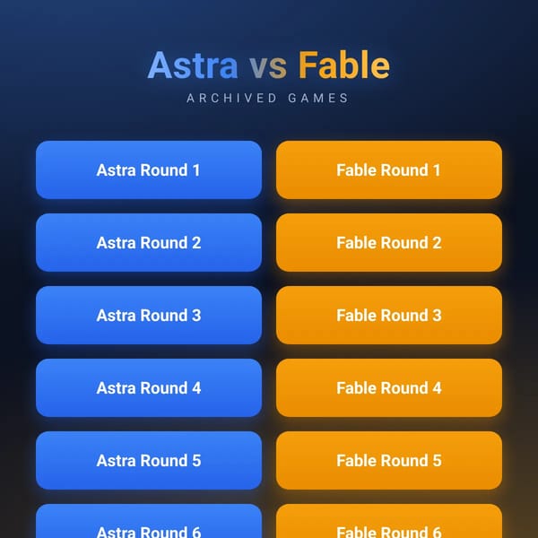 Astra vs Fable archived games