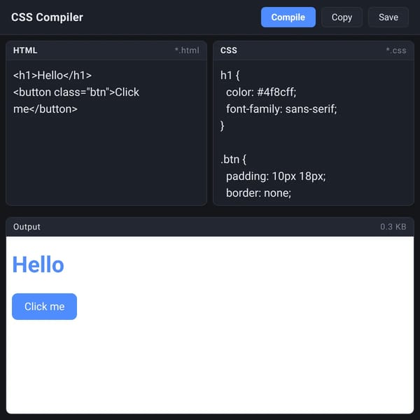 CSS Compiler