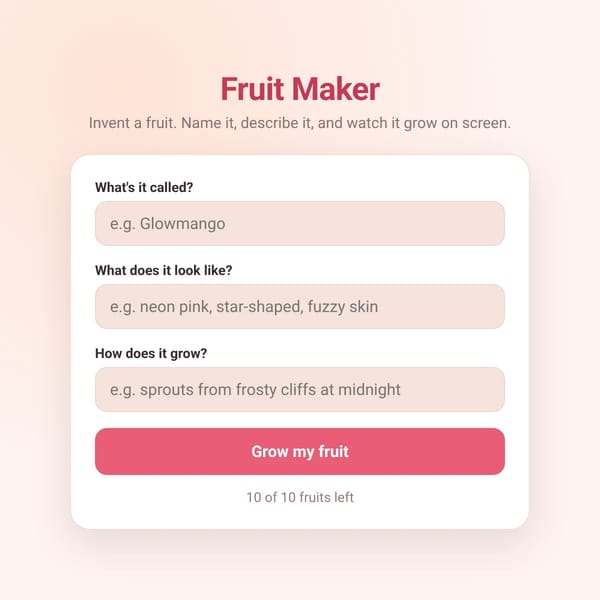 Fruit maker