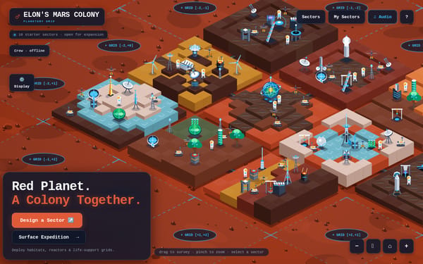 Be on Elons Mars Colony