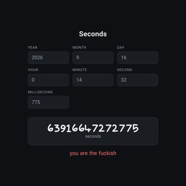 Seconds