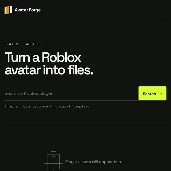 Avatar Forge