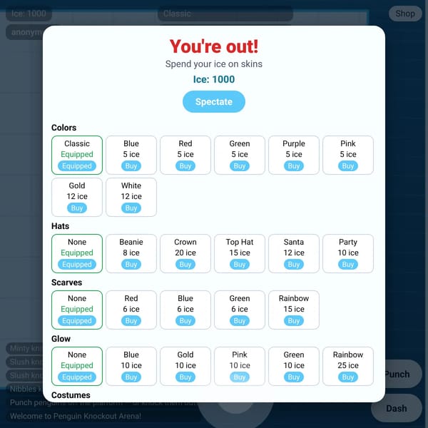 Roblox knockout but it's in websim and yes