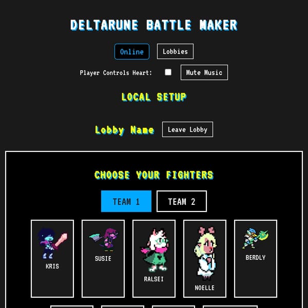 Deltarune Battle Maker