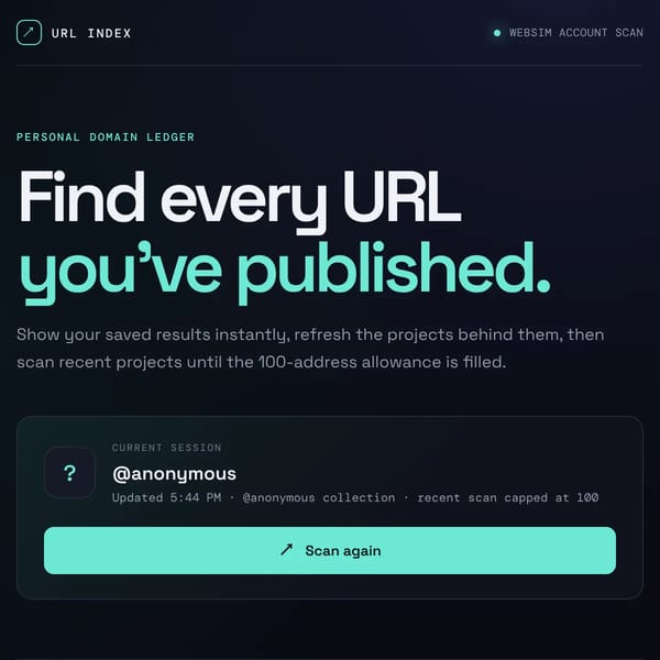 Published URL