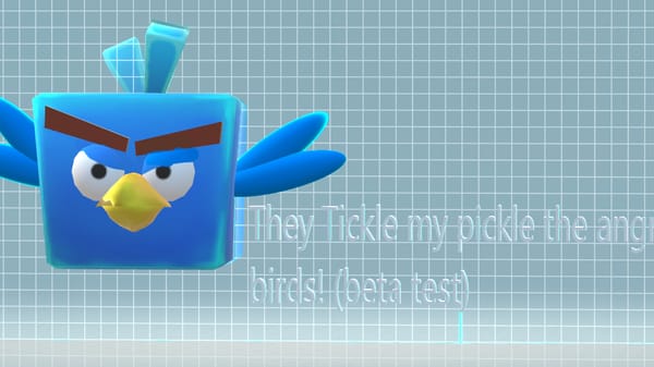 THEY USE TO TICKLE MY PICKLE THE ANGRY BIRDS (beta test)