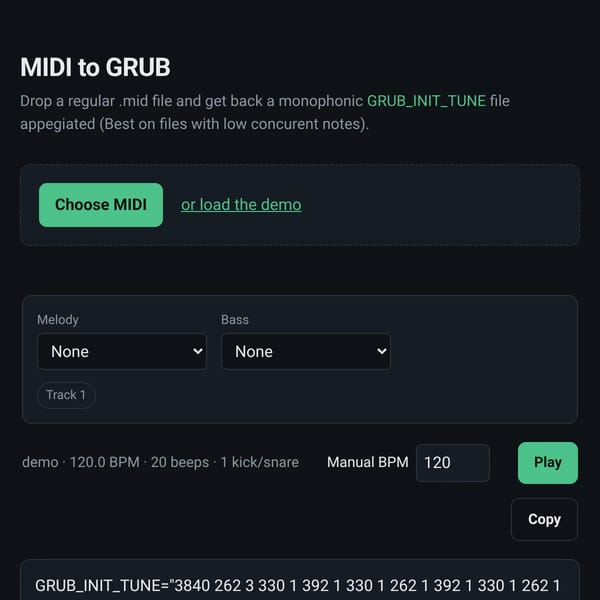 MIDI To PC Beeper