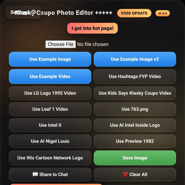 Klasky Csupo Photo Editor