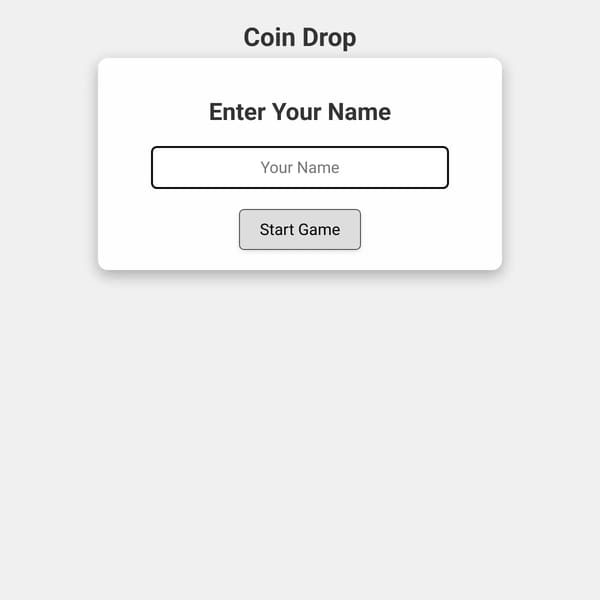 drop coin game