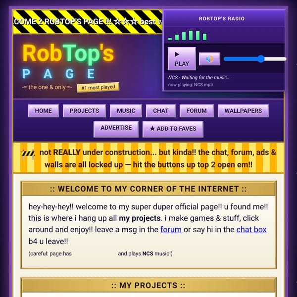 RobTop's Page