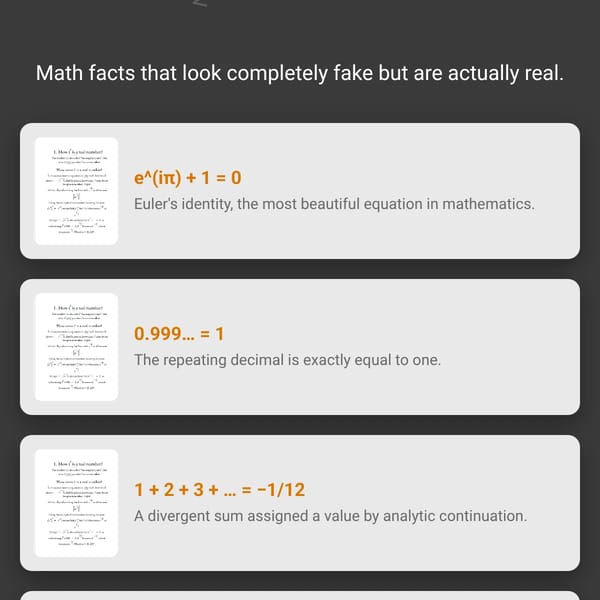 Math Facts