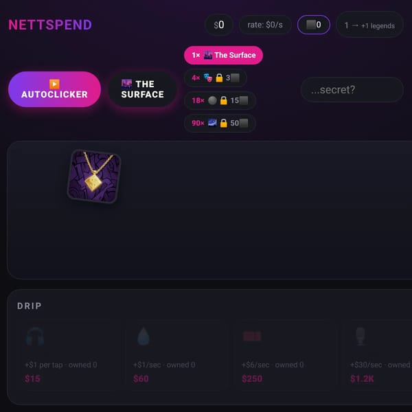 Nettspend Clicker