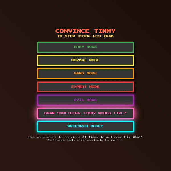 Convince Timmy To Stop