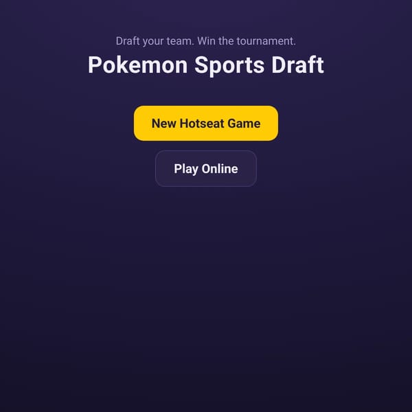 Pick a Pokemon