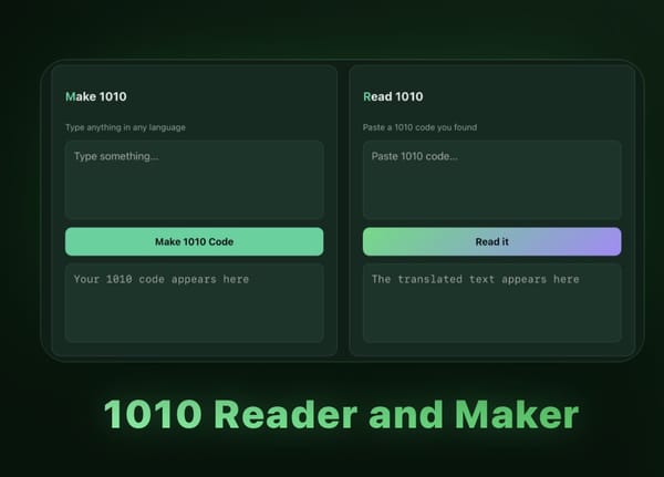 1010 Reader & Maker