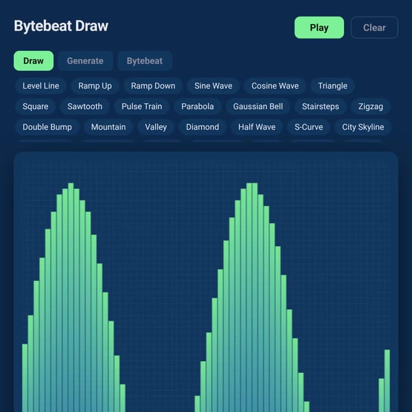 Bytebeat Draw