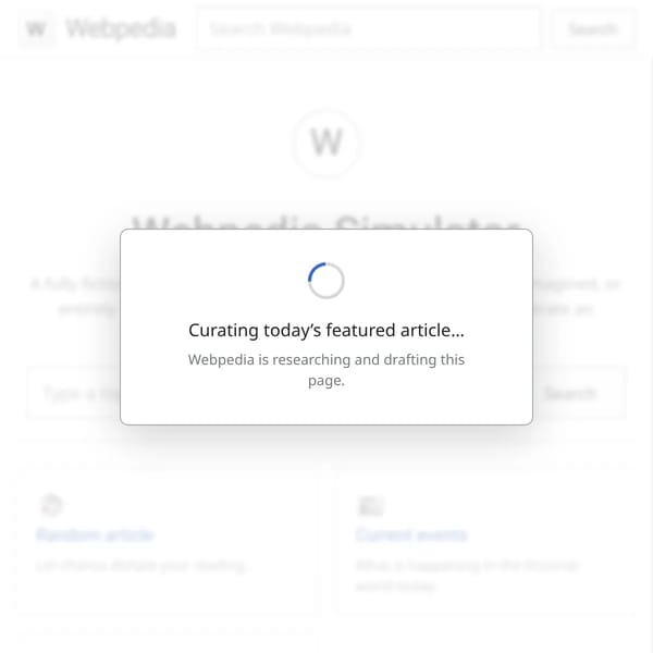 Webpedia Simulator