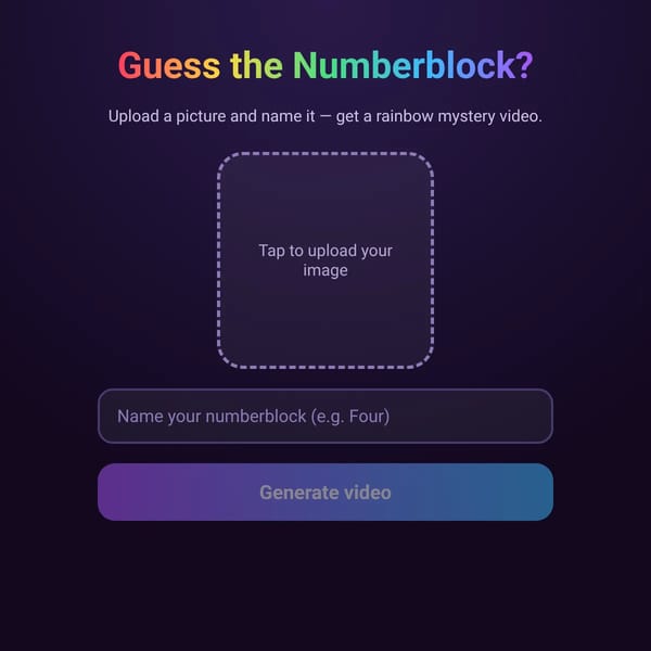 Numberblock Guessing generator