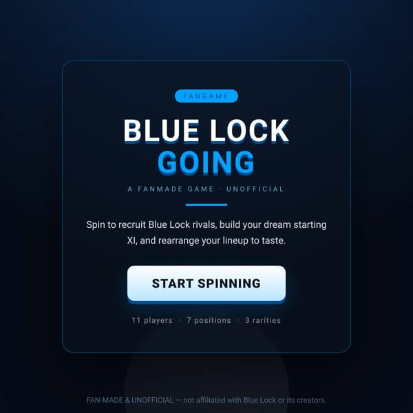 Blue Lock Going