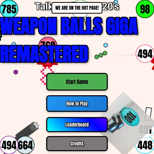 Weapon Balls GIGA remastered