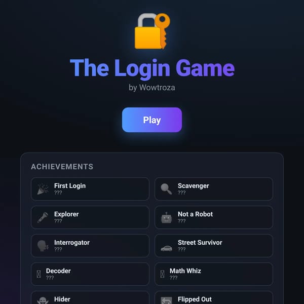 The Login Game