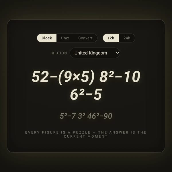 Math Clock