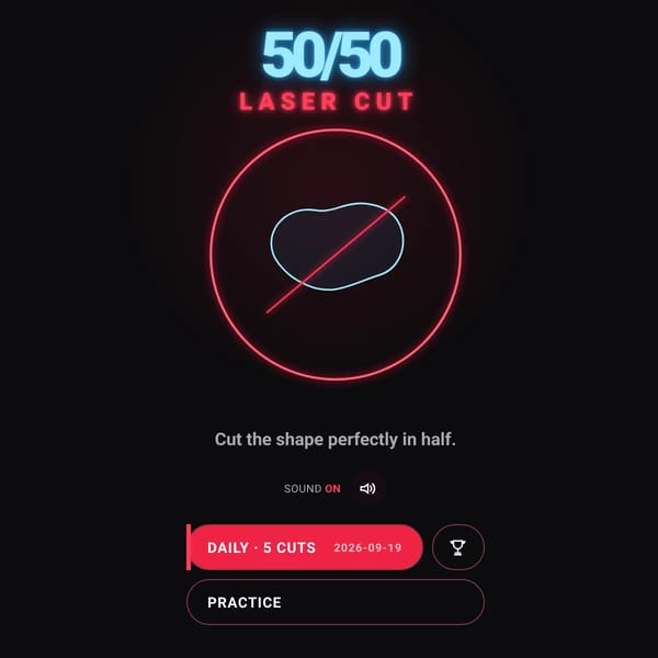 50/50 Laser Cut Challenge