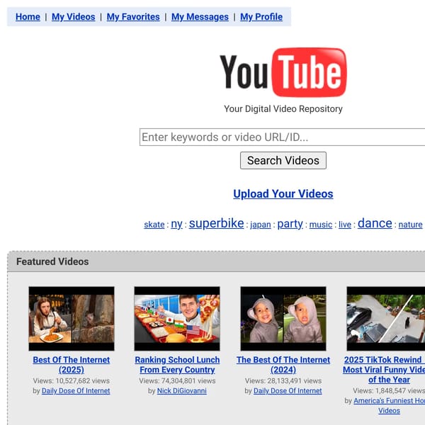 YouTube - Your Digital Video Repository
